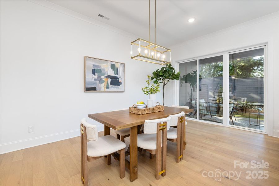 Furnished interior view inside a new home in , Charlotte (Image 24).