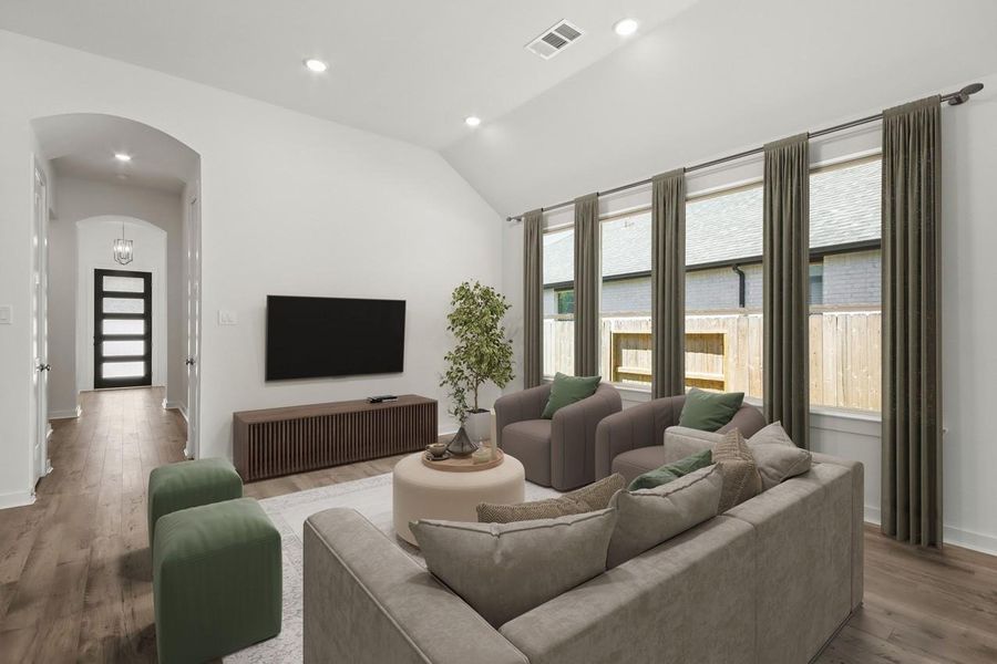 Family Room - Virtually Staged