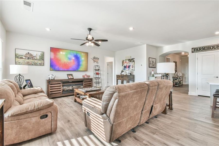 Furnished interior view inside a new home in , Hoschton (Image 15).