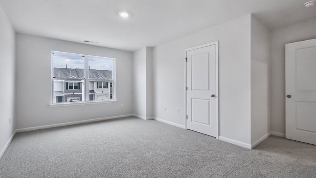 Spacious, unfurnished interior of a new home in The Townes at Wilson's Ridge, Smithfield (Image 20). Spacious, unfurnished interior of a new home in The Townes at Wilson's Ridge, Smithfield (Image 20).