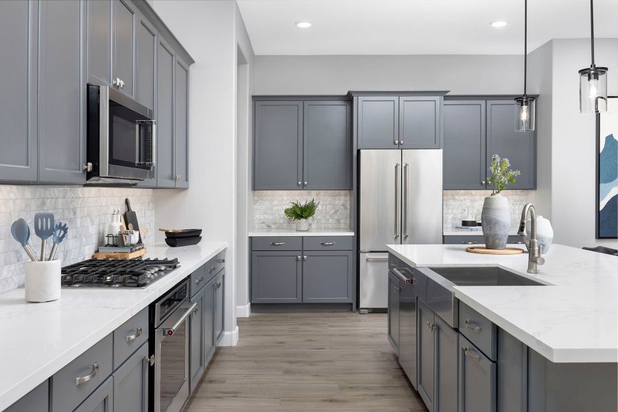 Representative furnished interior of a home built from the Violet by Mattamy Homes in White Tank Vistas, Waddell (Image 5).