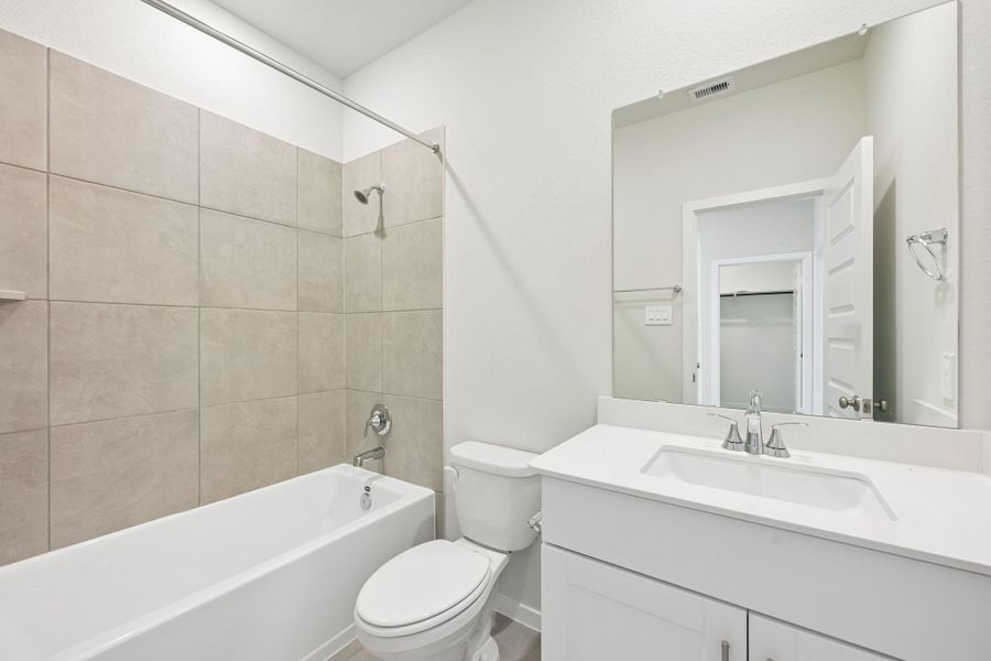 Furnished interior view inside a new home in Kemah Crossing - City Series, Kemah (Image 16).