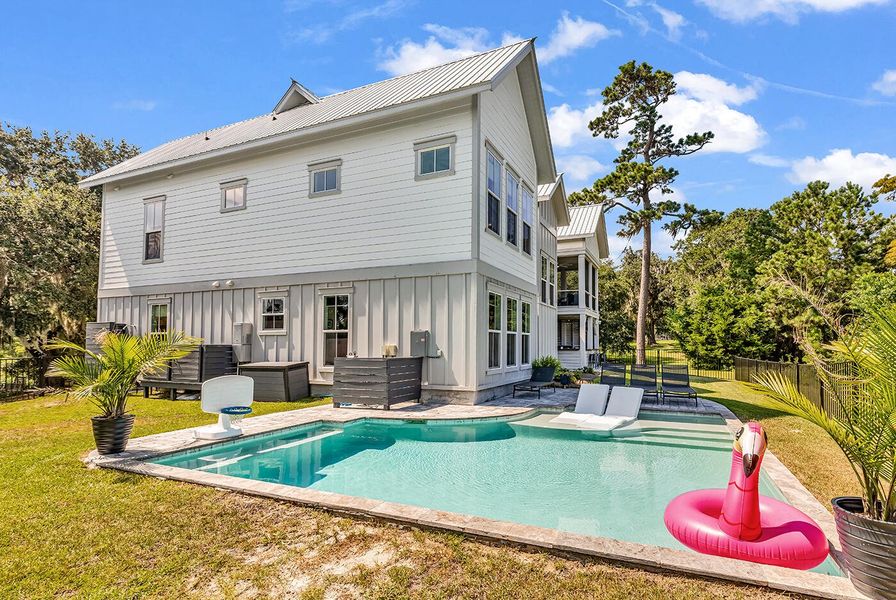 Front exterior of a new home in , Georgetown, SC, highlighting curb appeal (Image 19). Front exterior of a new home in , Georgetown, SC, highlighting curb appeal (Image 19).