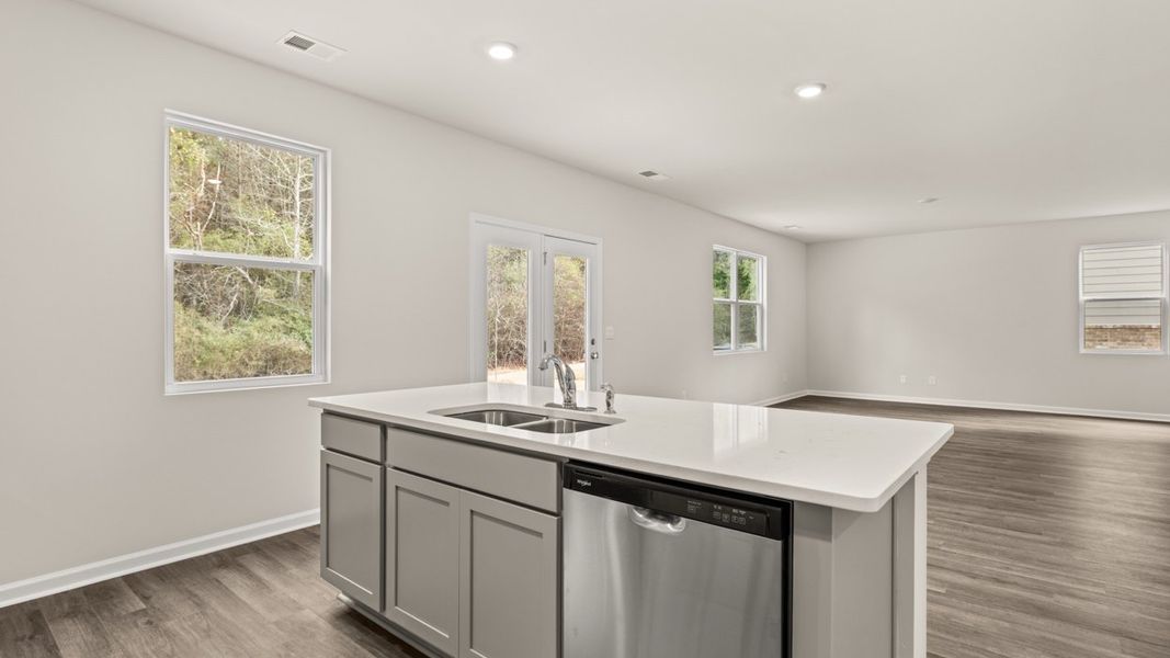 Furnished interior view inside a new home in The Reserve at Calcutta, Stockbridge (Image 7).