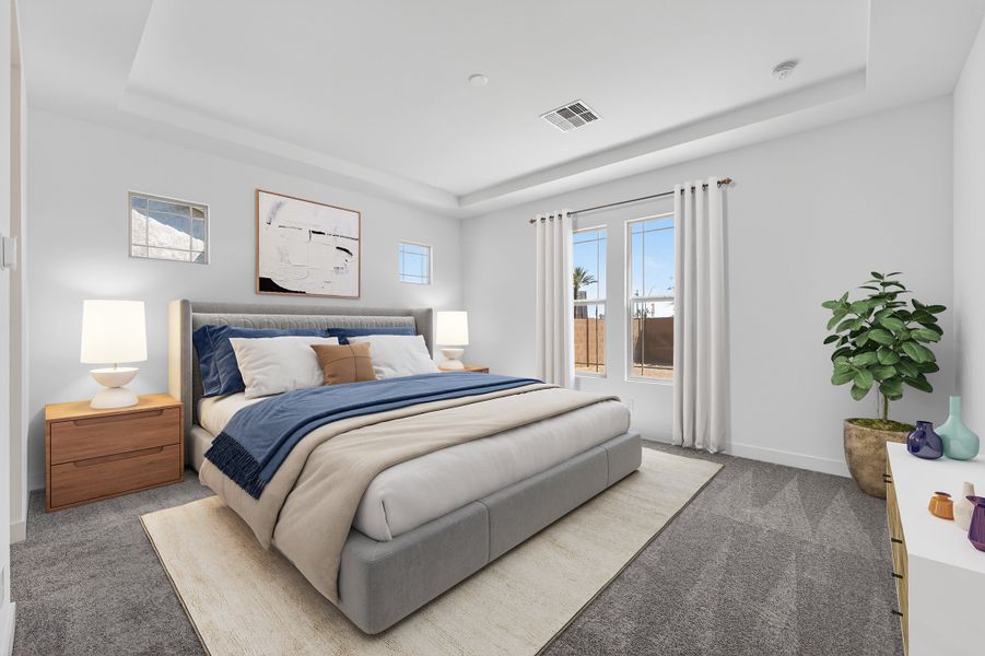 Furnished interior view inside a new home in Legado, Queen Creek (Image 5).