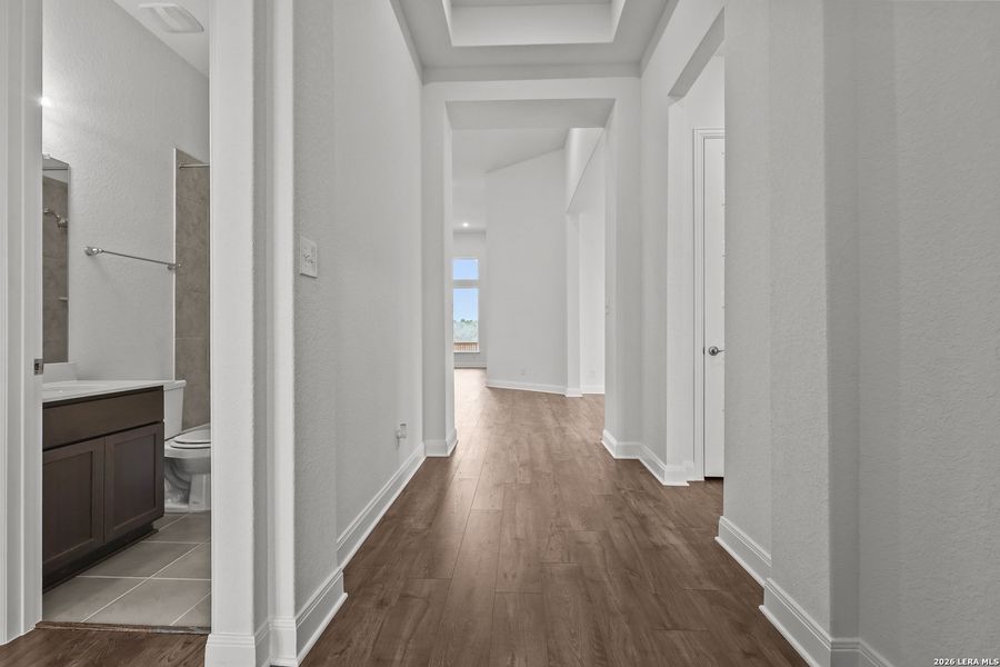 Spacious, unfurnished interior of a new home in Homestead, Schertz (Image 20). Spacious, unfurnished interior of a new home in Homestead, Schertz (Image 20).
