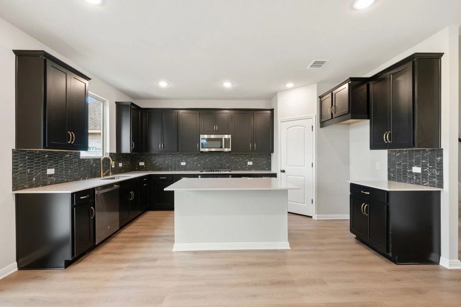 Furnished interior view inside a new home in Patterson Ranch, Georgetown (Image 6).