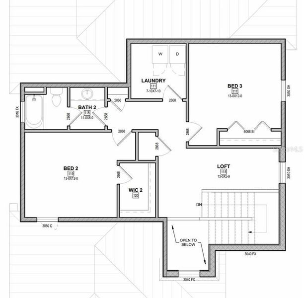 2D floor plan layout of this home in , Bradenton, FL (Image 4).