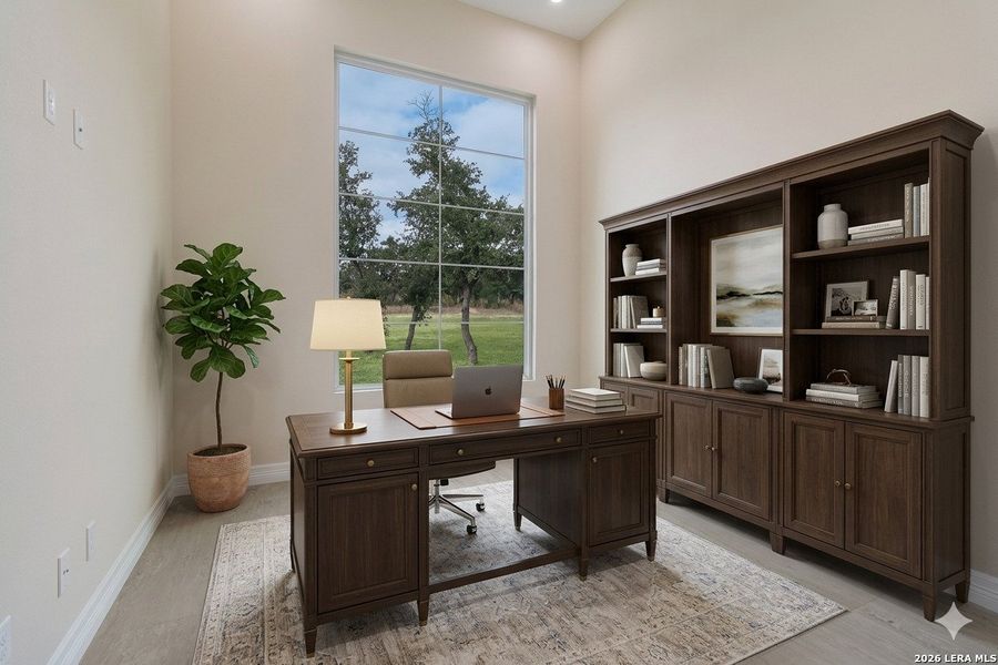 Furnished interior view inside a new home in , Bulverde (Image 14).