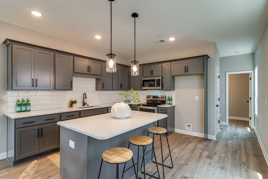 Representative furnished interior of a home built from the Gayle by Parkside Builders in The Parks of Mill Town, Chattanooga (Image 10).