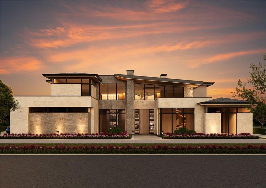 Front exterior of a new home in , Frisco, TX, highlighting curb appeal (Image 1). Front exterior of a new home in , Frisco, TX, highlighting curb appeal (Image 1).