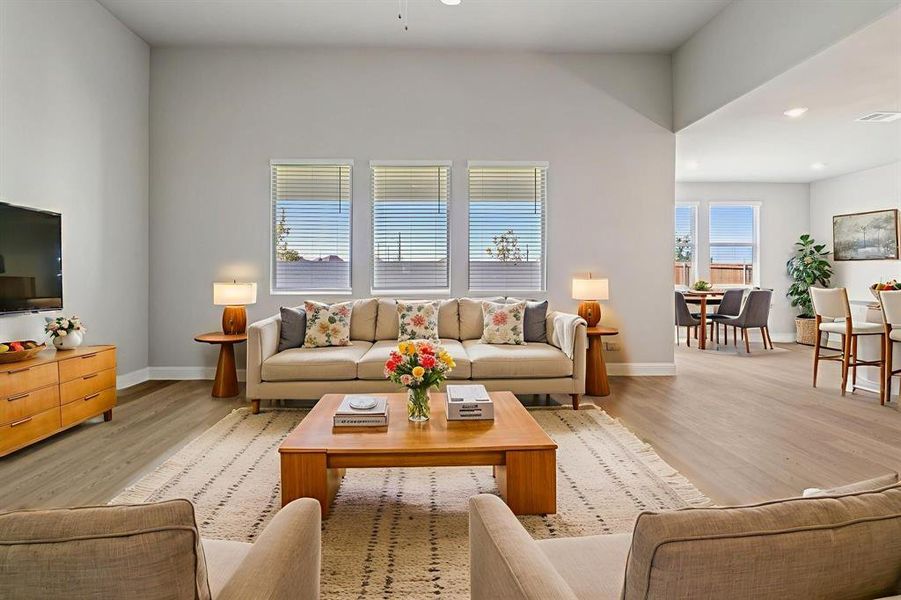 Photo is not of the actual home, but is an inspirational photo of builder’s model home and may depict options, furnishings, and/or decorator features that are not included.