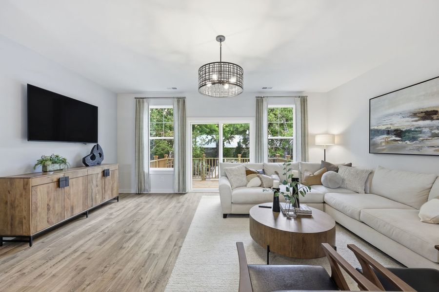 Representative furnished interior of a home built from the The Balfour by Stanley Martin Homes in Rhetts Cove, Johns Island (Image 6).
