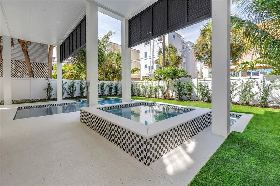 Furnished interior view inside a new home in , Sarasota (Image 29).