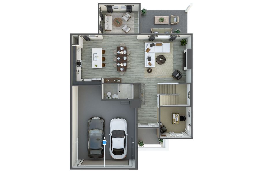 2D floor plan layout for the 4032 by Tri Pointe Homes in Reunion, Commerce City, CO (Image 2). 2D floor plan layout for the 4032 by Tri Pointe Homes in Reunion, Commerce City, CO (Image 2).