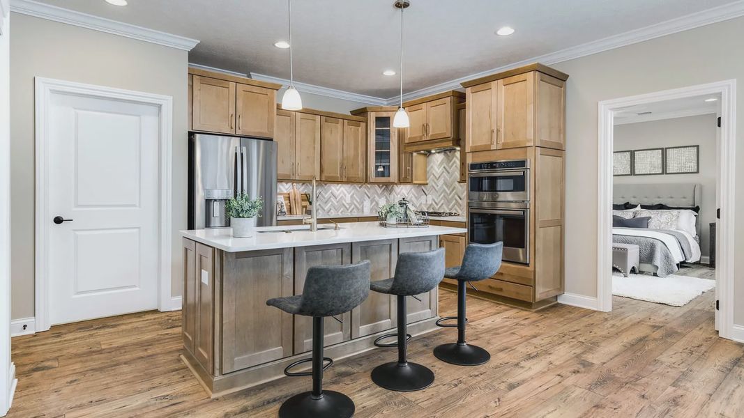 Representative furnished interior of a home built from the Capri by Epcon Communities in The Courtyards at Oak Grove, Durham (Image 19).