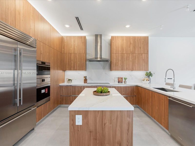 Furnished interior view inside a new home in , Miami (Image 51).