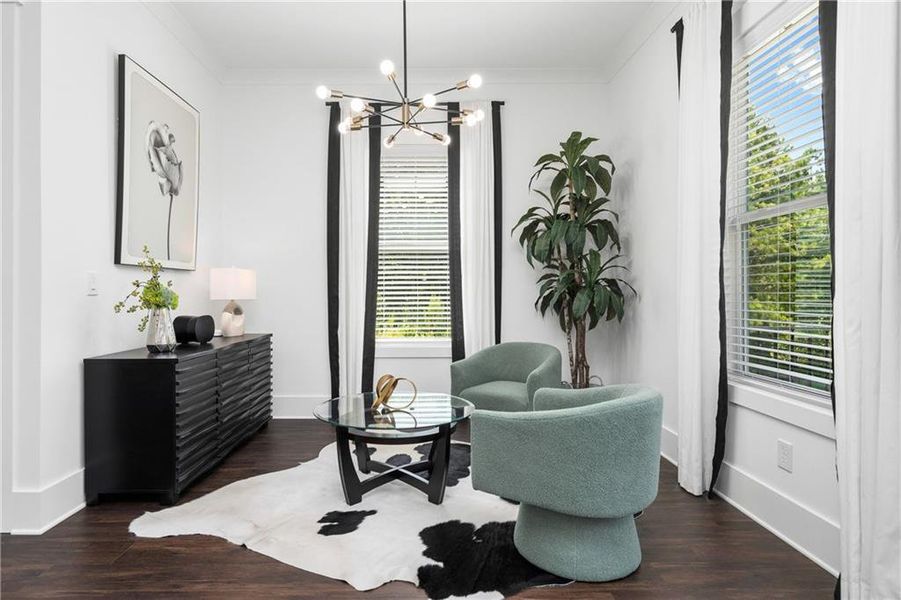 Furnished interior view inside a new home in , Stockbridge (Image 53).