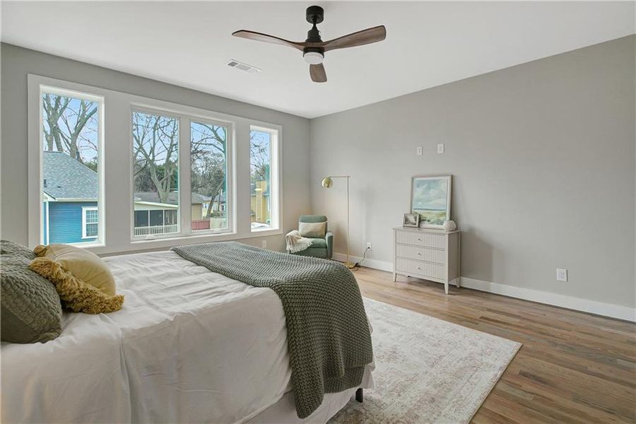 Furnished interior view inside a new home in , Atlanta (Image 15).