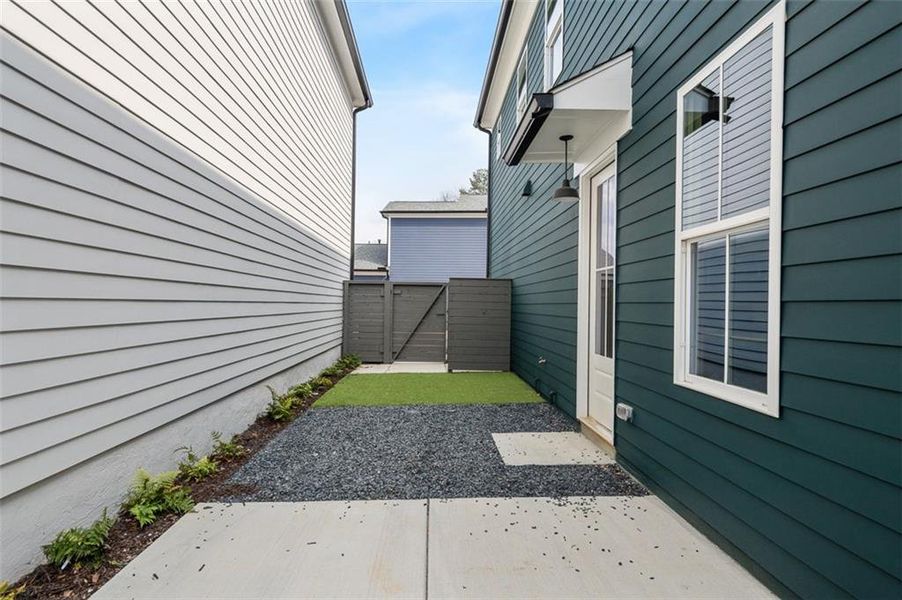 Exterior details and patio area of a home in Harmony, Auburn (Image 3).