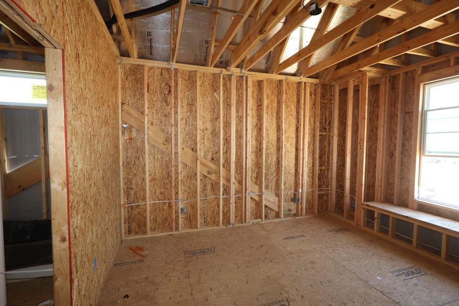 In-progress construction of a new home in Dunham Pointe, Cypress, TX (Image 21).