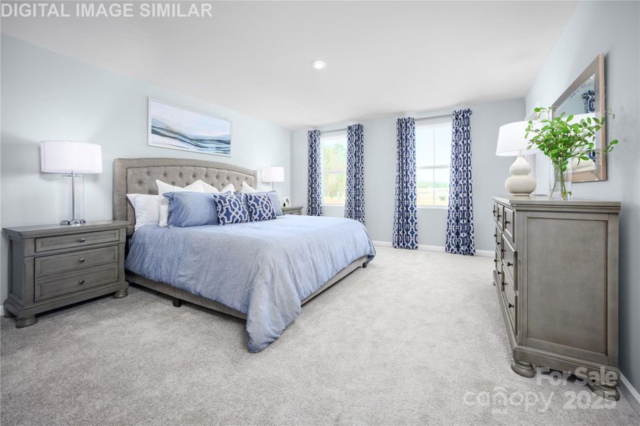 Furnished interior view inside a new home in Bozardt Farms, Charlotte (Image 4).
