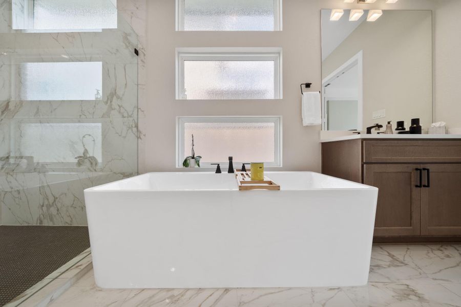 Furnished interior view inside a new home in Bridgeland 80′, Cypress (Image 16). Furnished interior view inside a new home in Bridgeland 80′, Cypress (Image 16).