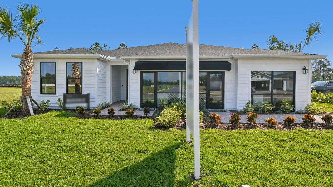 Exterior details and patio area of a home in Ardisia Park, New Smyrna Beach (Image 23). Exterior details and patio area of a home in Ardisia Park, New Smyrna Beach (Image 23).