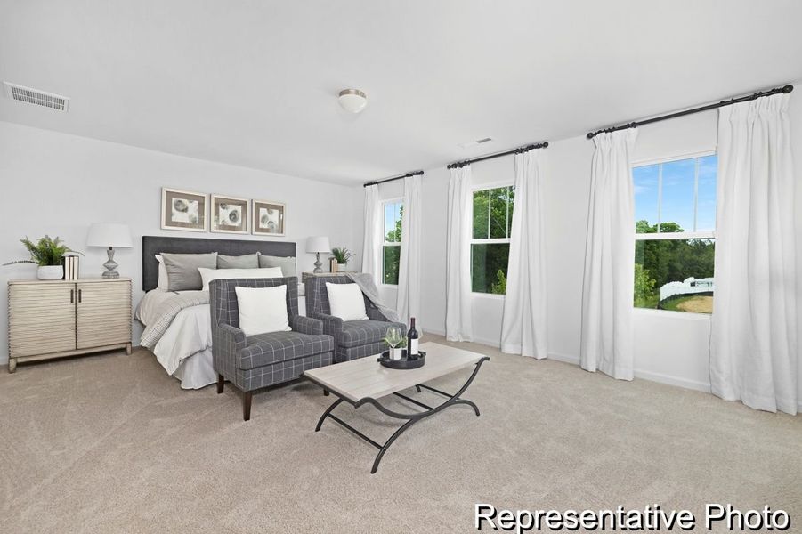 Furnished interior view inside a new home in Terrace at Border Creek, Winston-Salem (Image 12).