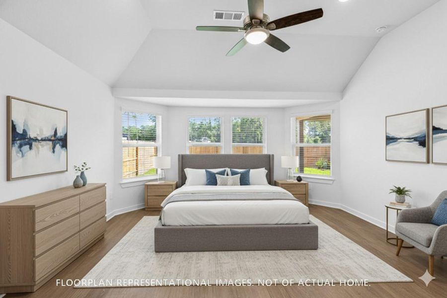 Furnished interior view inside a new home in Magnolia Ridge, Magnolia (Image 10). Furnished interior view inside a new home in Magnolia Ridge, Magnolia (Image 10).