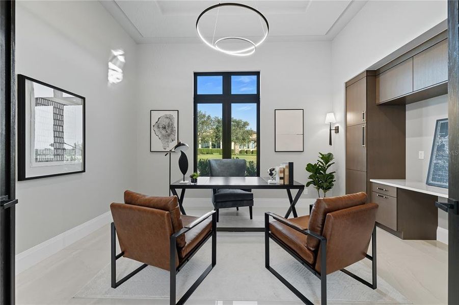 Furnished interior view inside a new home in , Montverde (Image 17).