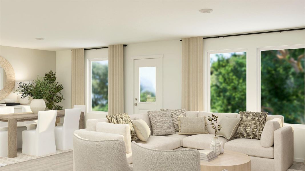 Furnished interior view inside a new home in The Ridge at Knob Creek, Temple (Image 26).