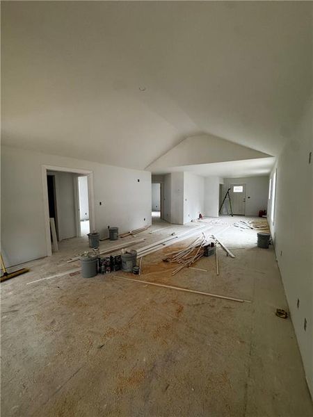 In-progress construction of a new home in , Tunnel Hill, GA (Image 3).