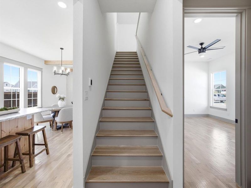 Furnished interior view inside a new home in , Midlothian (Image 10). Furnished interior view inside a new home in , Midlothian (Image 10).