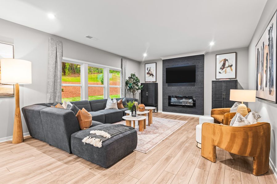 Furnished interior view inside a new home in Sage Woods, Dallas (Image 14).