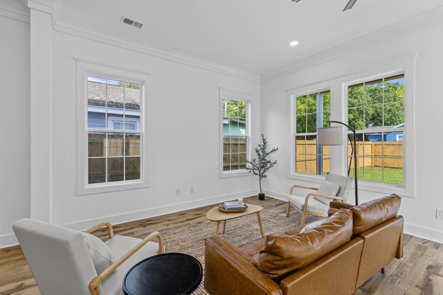 Furnished interior view inside a new home in , North Charleston (Image 7).