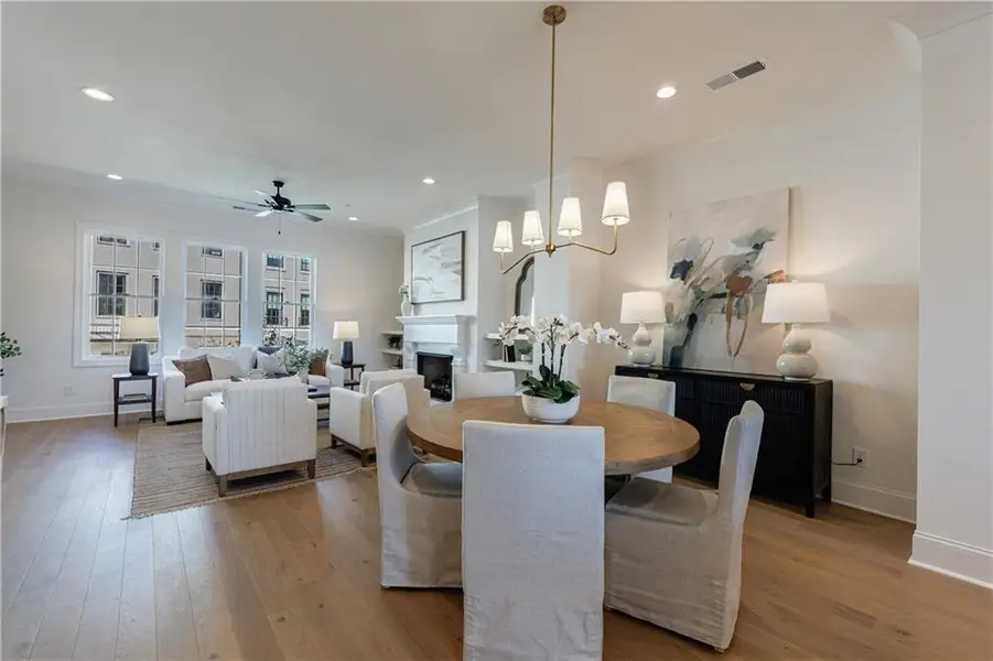 Furnished interior view inside a new home in , Alpharetta (Image 7).