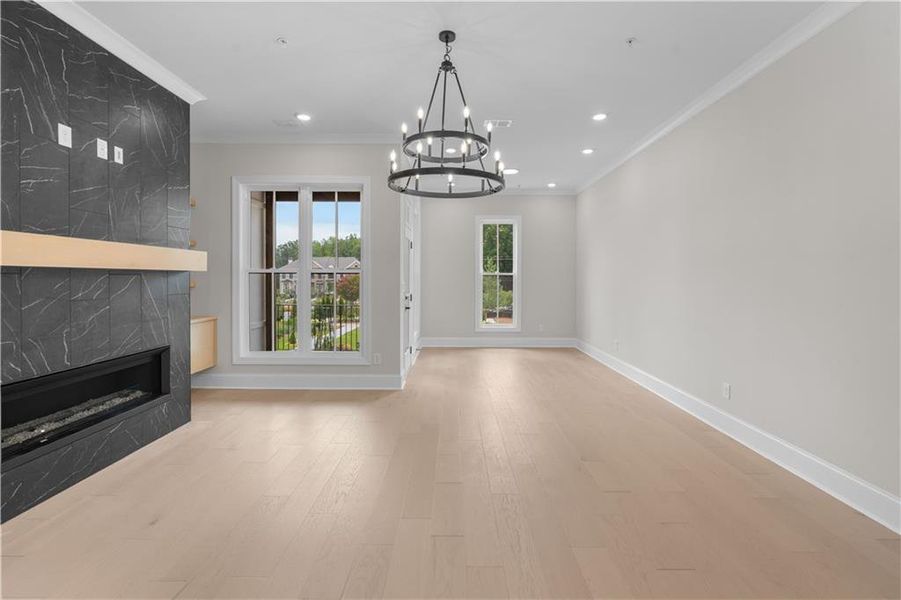 Spacious, unfurnished interior of a new home in Park Walke, Alpharetta (Image 41). Spacious, unfurnished interior of a new home in Park Walke, Alpharetta (Image 41).
