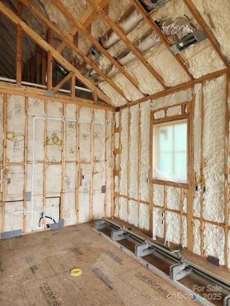 Spray foam insulation throughout home Spray foam insulation throughout home