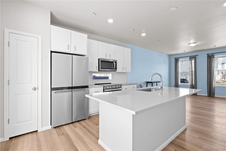 Furnished interior view inside a new home in , Colorado Springs (Image 10).