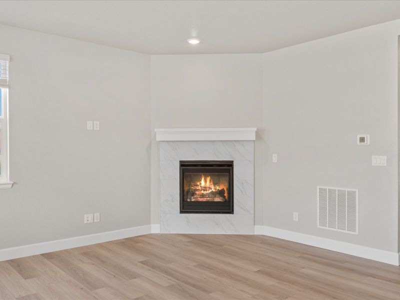 The Bergamot floorplan interior image taken at a Meritage Homes community in Littleton, CO.