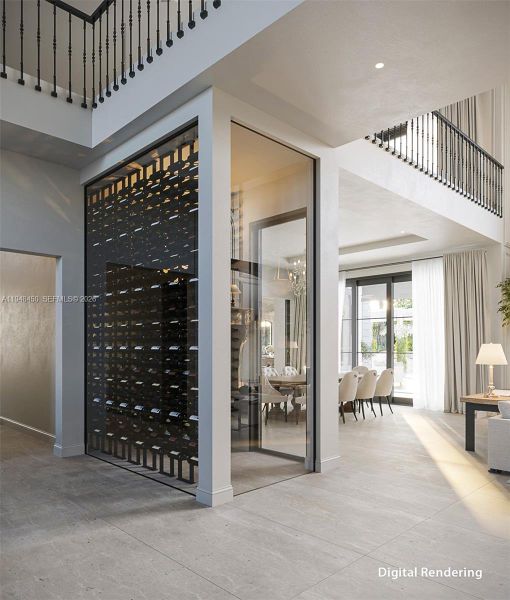 Wine Storage Rendering Wine Storage Rendering