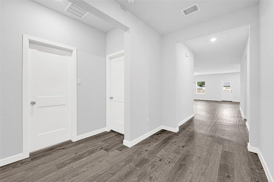 LVP Flooring throughout out the main areas