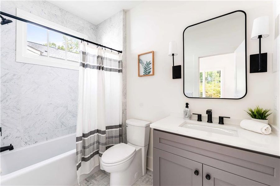 Furnished interior view inside a new home in , Atlanta (Image 17). Furnished interior view inside a new home in , Atlanta (Image 17).