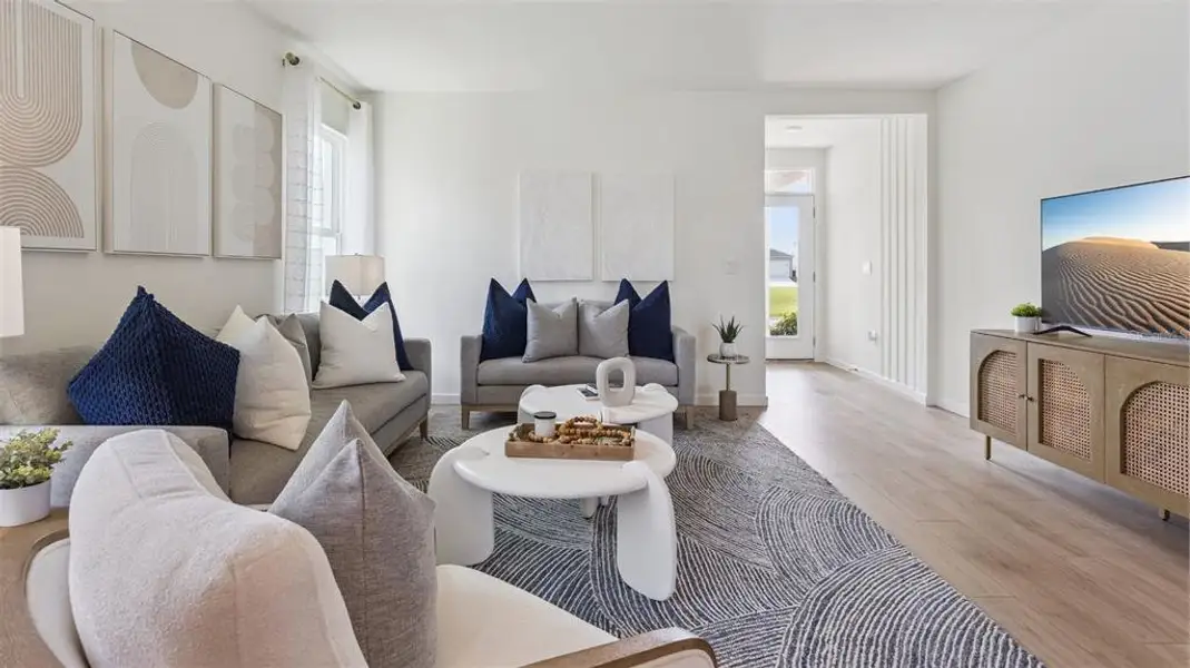 Furnished interior view inside a new home in , Apopka (Image 2).