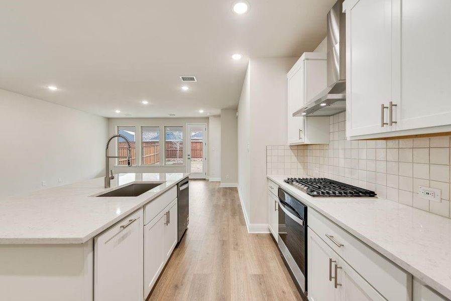 Furnished interior view inside a new home in Spiritas Ranch, Little Elm (Image 11).