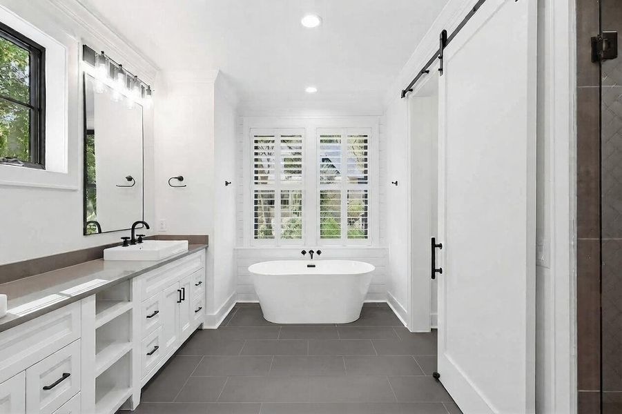 Furnished interior view inside a new home in , Seabrook (Image 13).