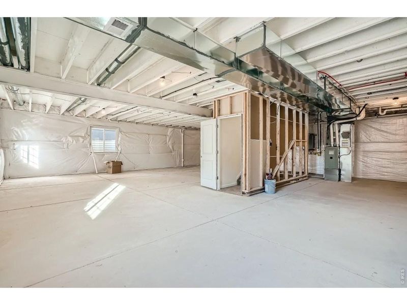 In-progress construction of a new home in Farmstead, Berthoud, CO (Image 35).