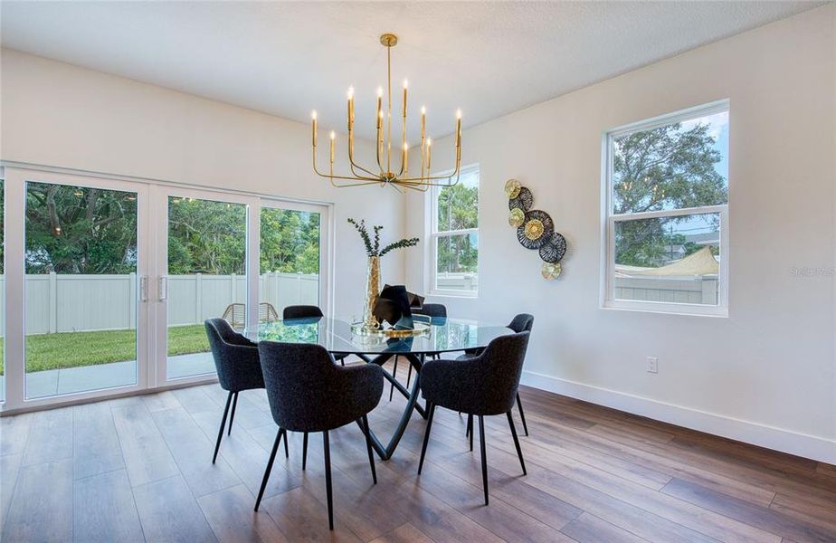 Furnished interior view inside a new home in , Palm Harbor (Image 19).