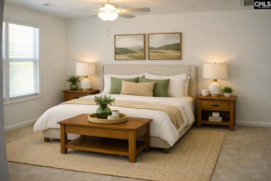 Furnished interior view inside a new home in Bickley Station, Irmo (Image 12). Furnished interior view inside a new home in Bickley Station, Irmo (Image 12).